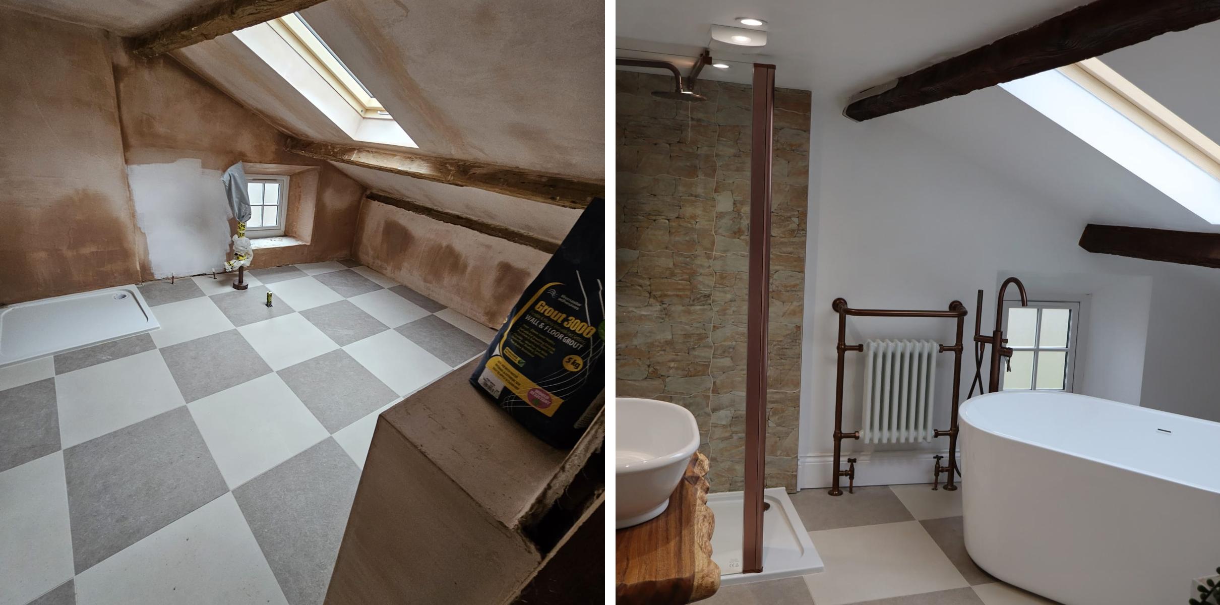 PCS Plastering before and after project 3